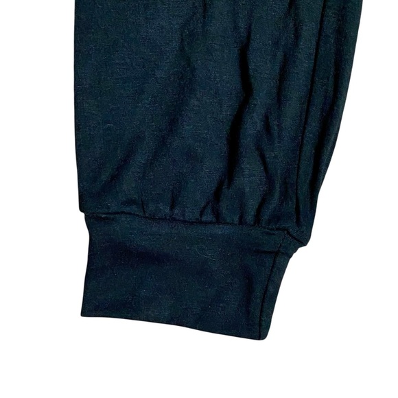 PRETTYGARDEN Black Off Shoulder Jumpsuit Romper Elastic Waist Pockets NWT Small - Picture 6 of 12